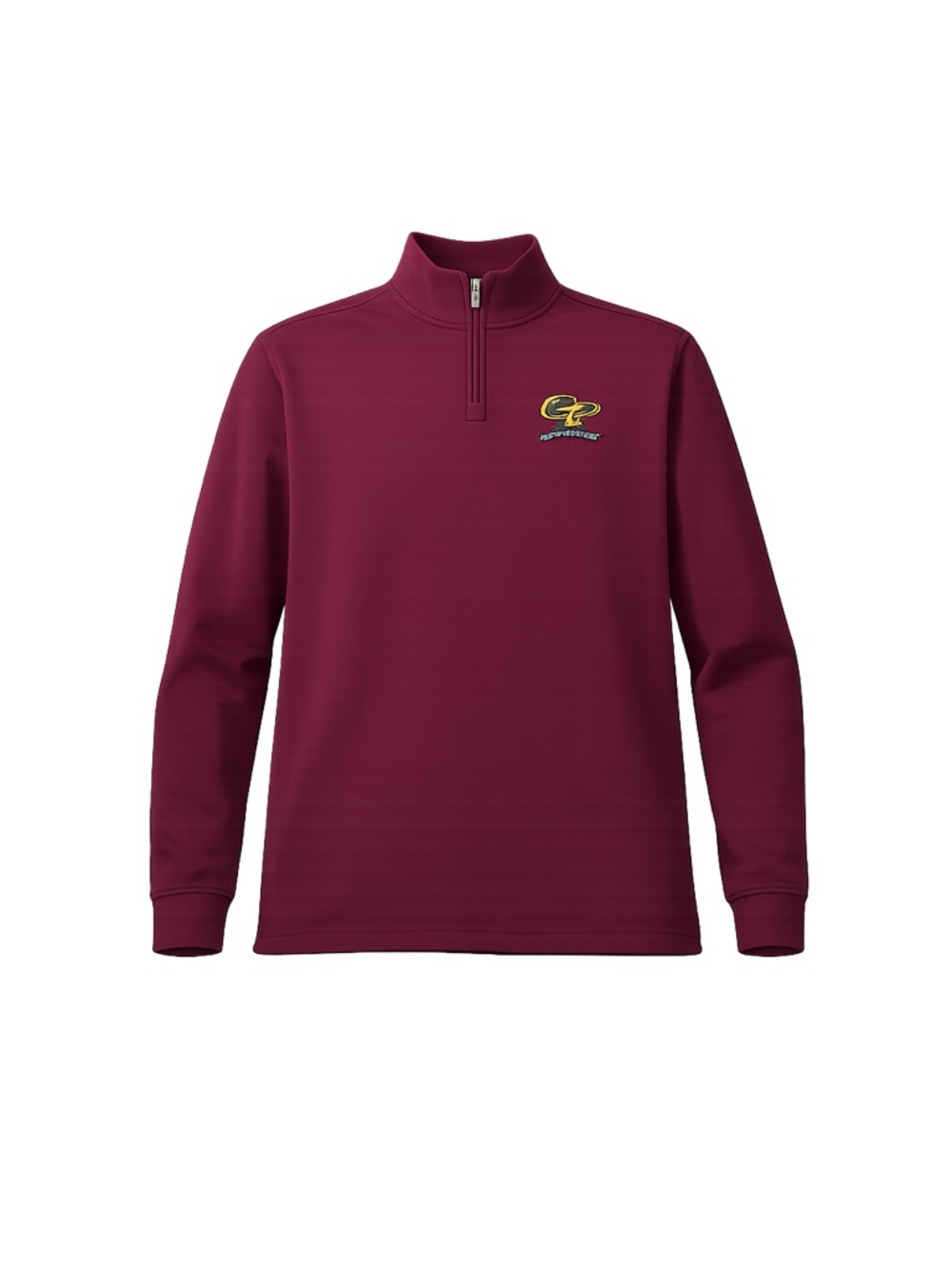 Cutter & Buck Men's M Burgundy Quarter Zip Pullover Sweater GP Logo
147